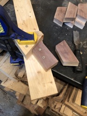 leg glue fixture